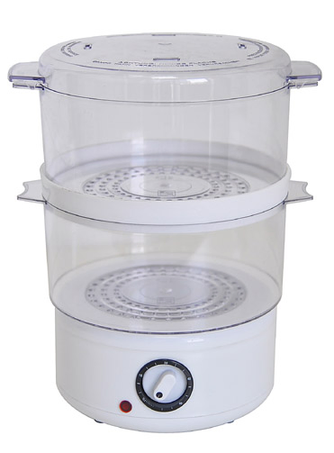 Home Electric 2 Layer Plastic Food Steamer