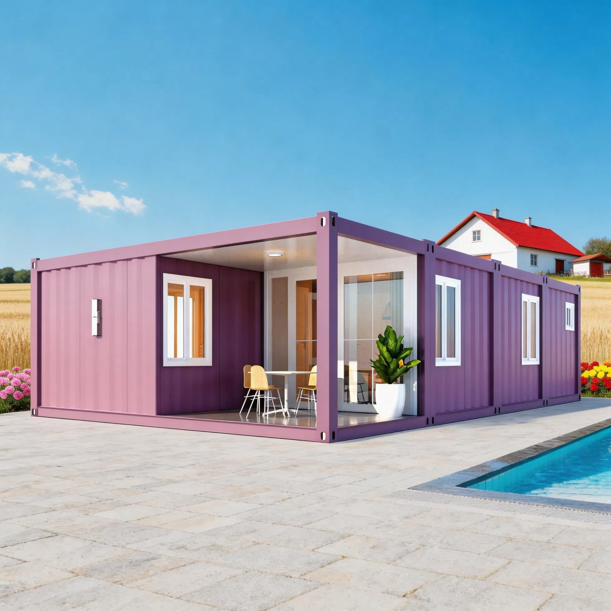 Modular Light Steel Structure Prefab Building Integrated Container House Prefabricated House Tiny Home