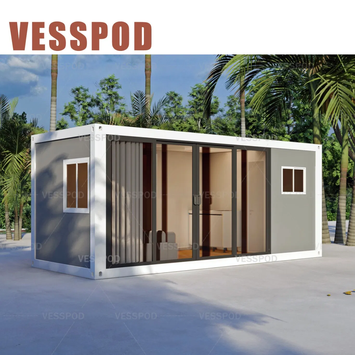 Transportable Foldable Houses Mobile Home Prefab Living Container House for Sale