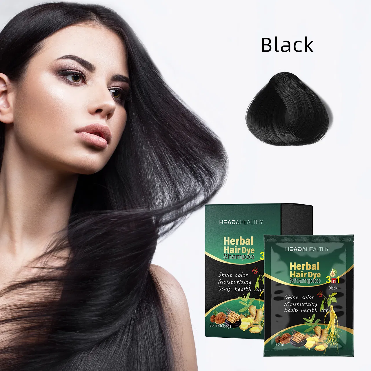 Gentle Hair Dye Foam for Safe Halal Hair Coloring