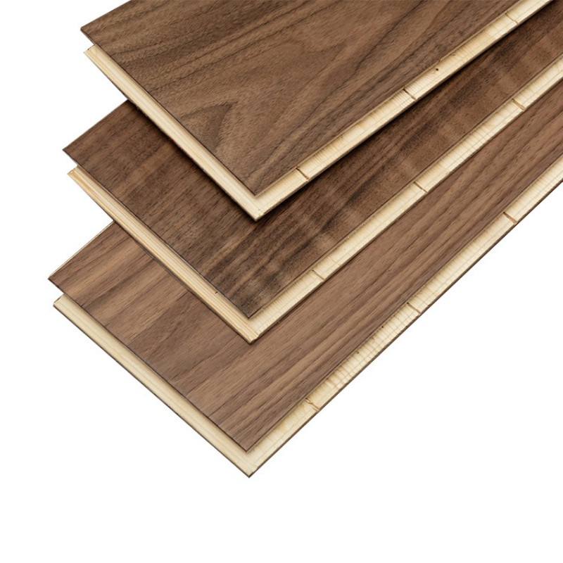 Home Improvement Black Walnut Lock Floor Heating Solid Wood Floor