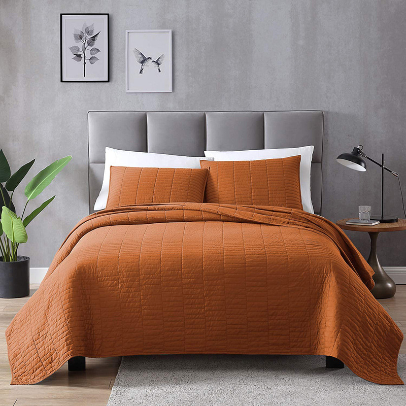 Jaje Wholesale Chinese Manufacture Hotel Set Cotton Quilted King Size Bedspread