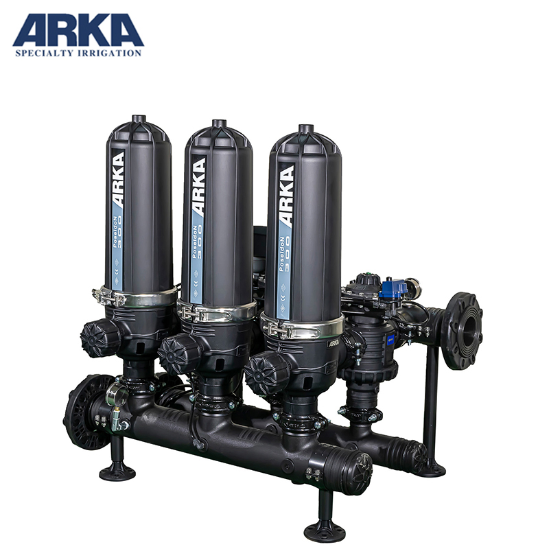 Arka Automatic Backwash Disc Filter System 3′ ′ *3for Industrial Thermal Power Plant Filtration