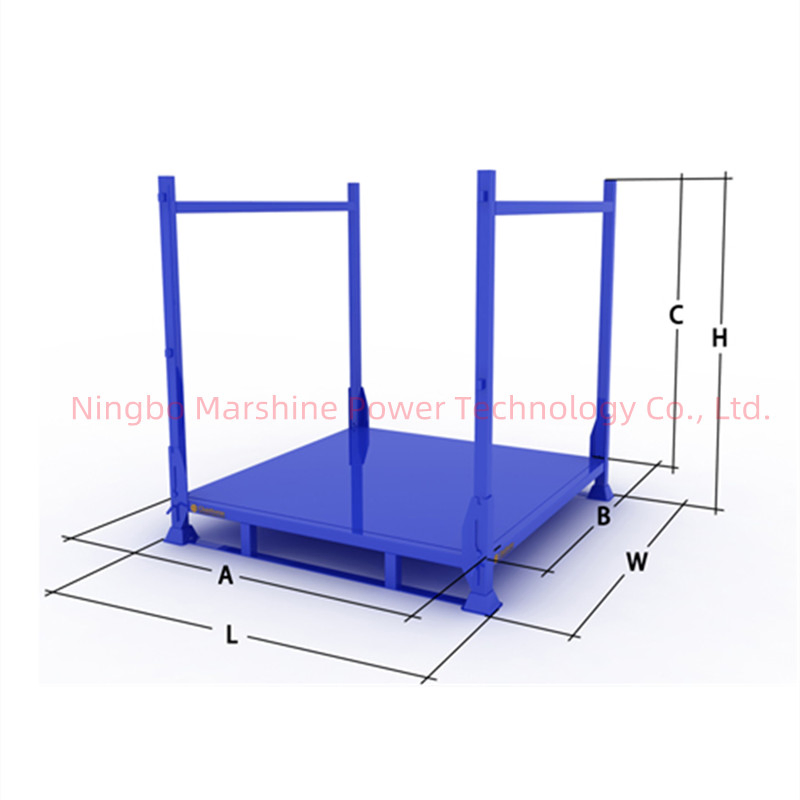 Wheeled Tire Rims Scaffold Storage Rack Steel Rack