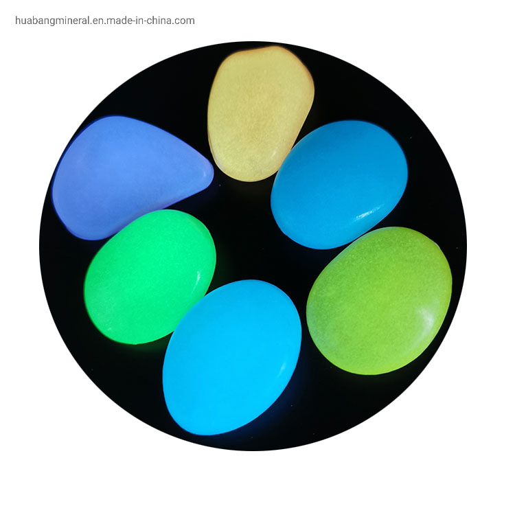 High Quality Resin Glow Stone in Dark for Garden with High Light