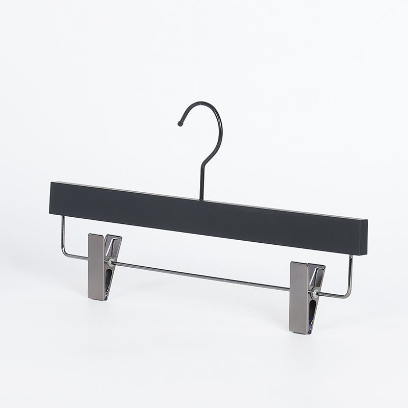 Space-Saving Durable Heavy Duty ABS Plastic Trouser Hangers with Adjustable Clips-Modern Design