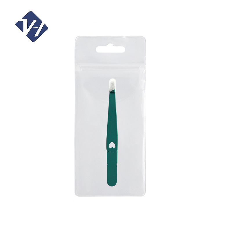 Professional Colorful Eyebrow Point Slant Tweezers Customized Private Label Eyebrow Tweezer Set