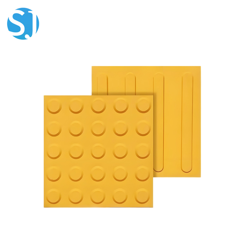 Self-Adhesive PVC Tactile Paving Sheet Warning Tile for Temporary or Permanent Accessibility Installation Anti-Slip Guiding Surface