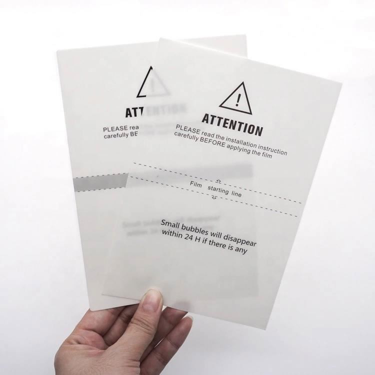 Best Quality Mobile Phone Clear Hydrogel TPU Cutting Film Anti-Scratch Phone Screen Protector