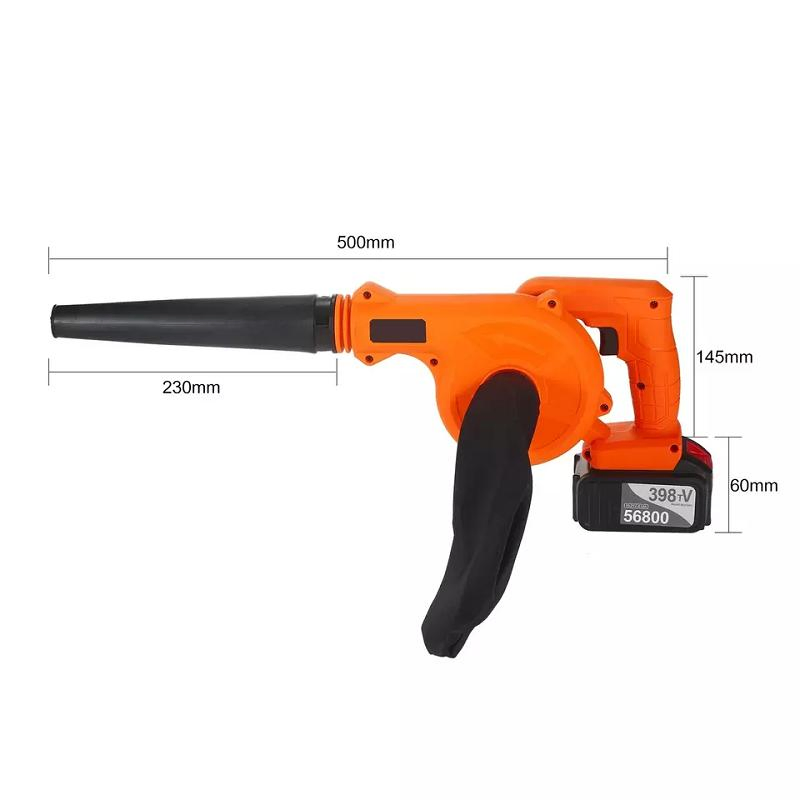 18V Garden Tools Lithium Electric Battery Blower Suction Blowing Dual-Purpose Blower