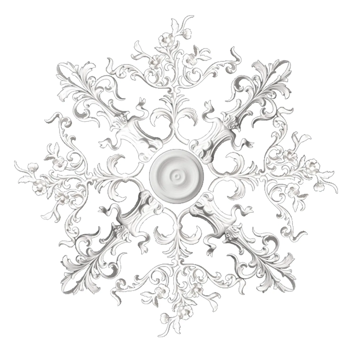 Auuan Factory Ceiling Medallion Flower Design for Interior Decorations