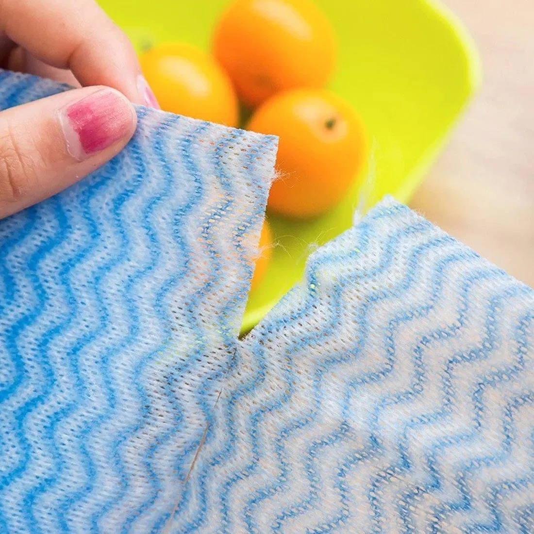 Multi-Purpose Degradable Non Woven Wipe Cleaning Wipes Dish Cloth
