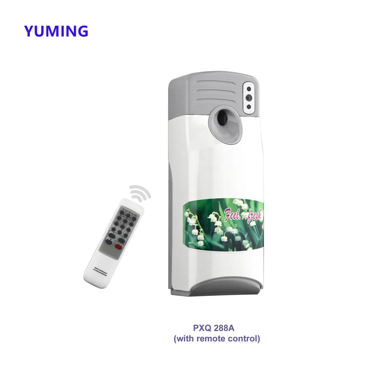 Hot Automatic Fragrance Dispenser Wall Mount ABS Air Freshener Aerosol Toilet Room Spray Perfume Dispenser with Remote Control