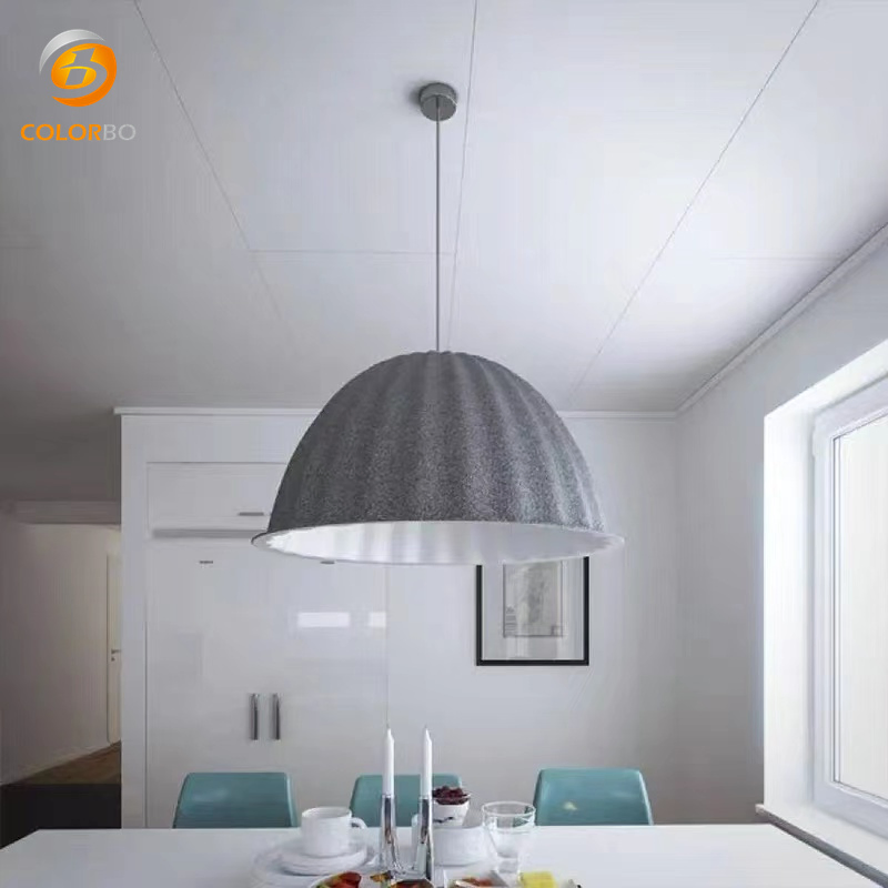 Polyester Panels ISO Approved soundproof studio foam PET Acoustic Lampshade lampshde