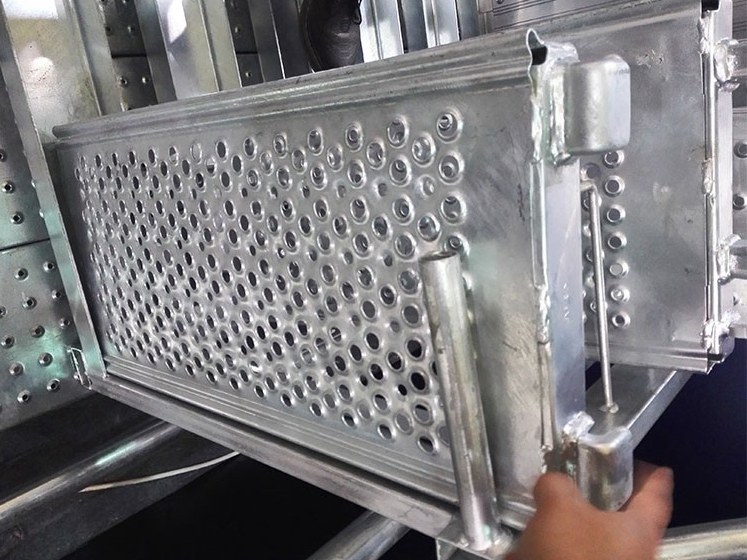 HDG Layher Ringlock Steel Plank 3.07m/2.57m/2.07m