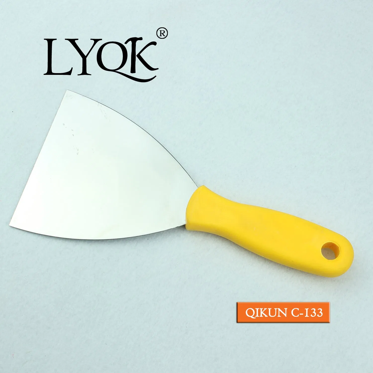 C-132 Construction Decoration Paint Hand Tools Plastic Handle Mirror Polished Stainless Steel Scraper