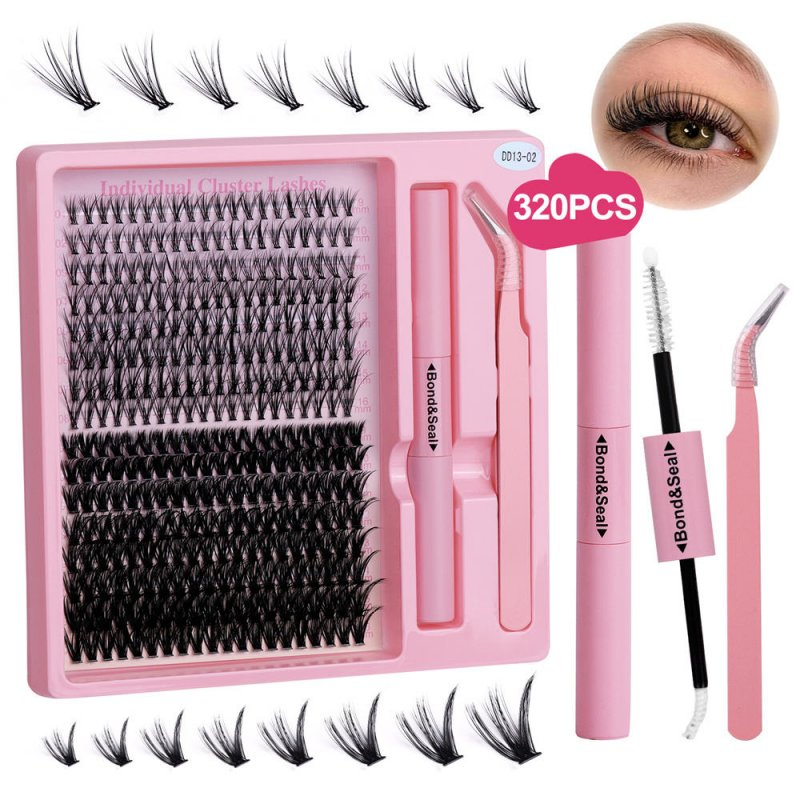 Cluster Pointed-Tip Fairy Style Amazon Eyelash Extension DIY Kit