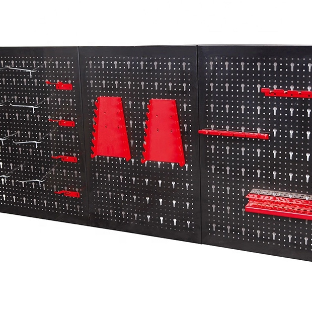 3 PCS 595X395X20mm Pegboard Wall Organizer Kit