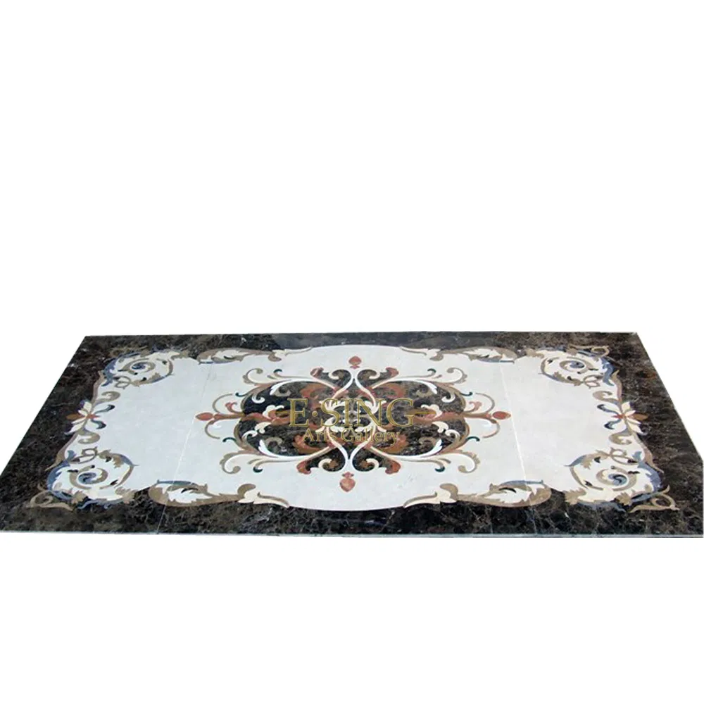 Элитная мраморная плитка с водной резкой Classic Tile Flower