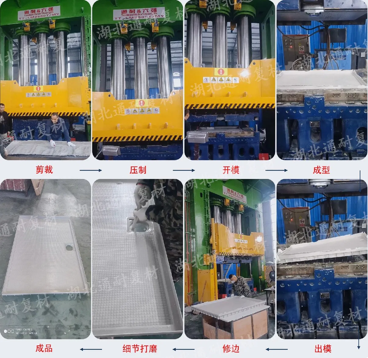 Hubei Tongnai Composite Materials Quick Drainage, Safe and Anti-Slip Model Set - Integrated Bathroom