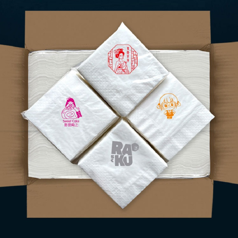 China Factory Wholesale Eco-Friendly Safe Print Color Napkins