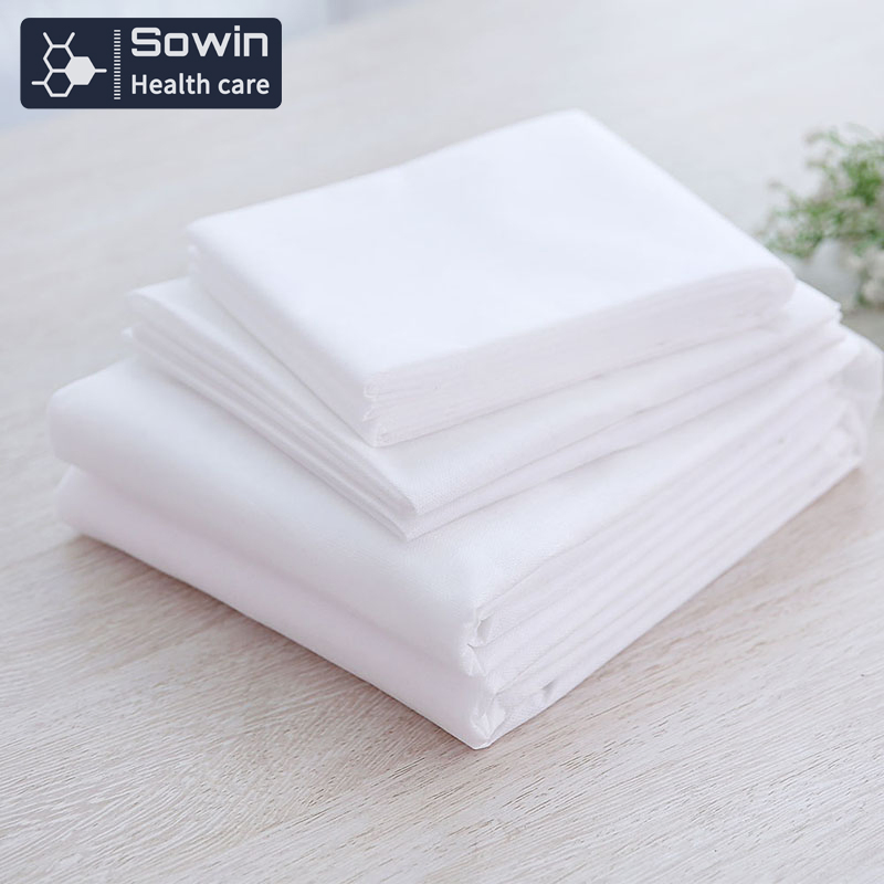 SMS Non-Woven Bed Sheets Quilt Covers Disposable Hotel Bedding