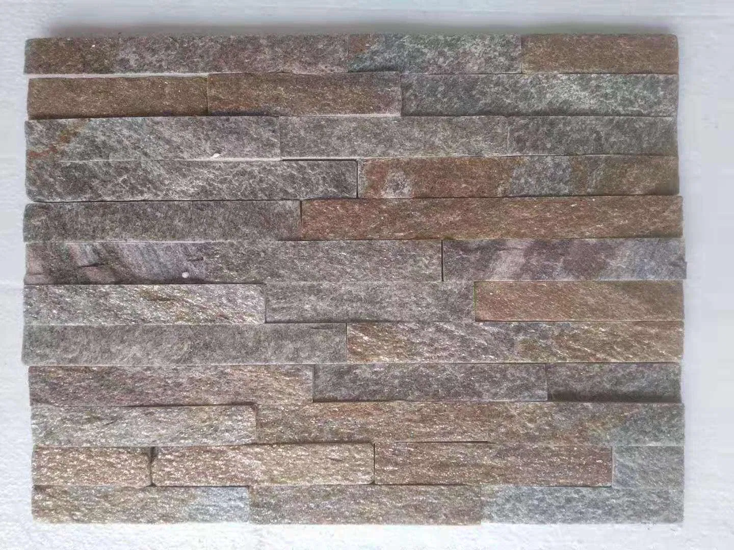High Quality Rusty Red Natural Stone Slate Wall Tiles Panel Culture Stone Veneer for Decorative Interior Fireplace