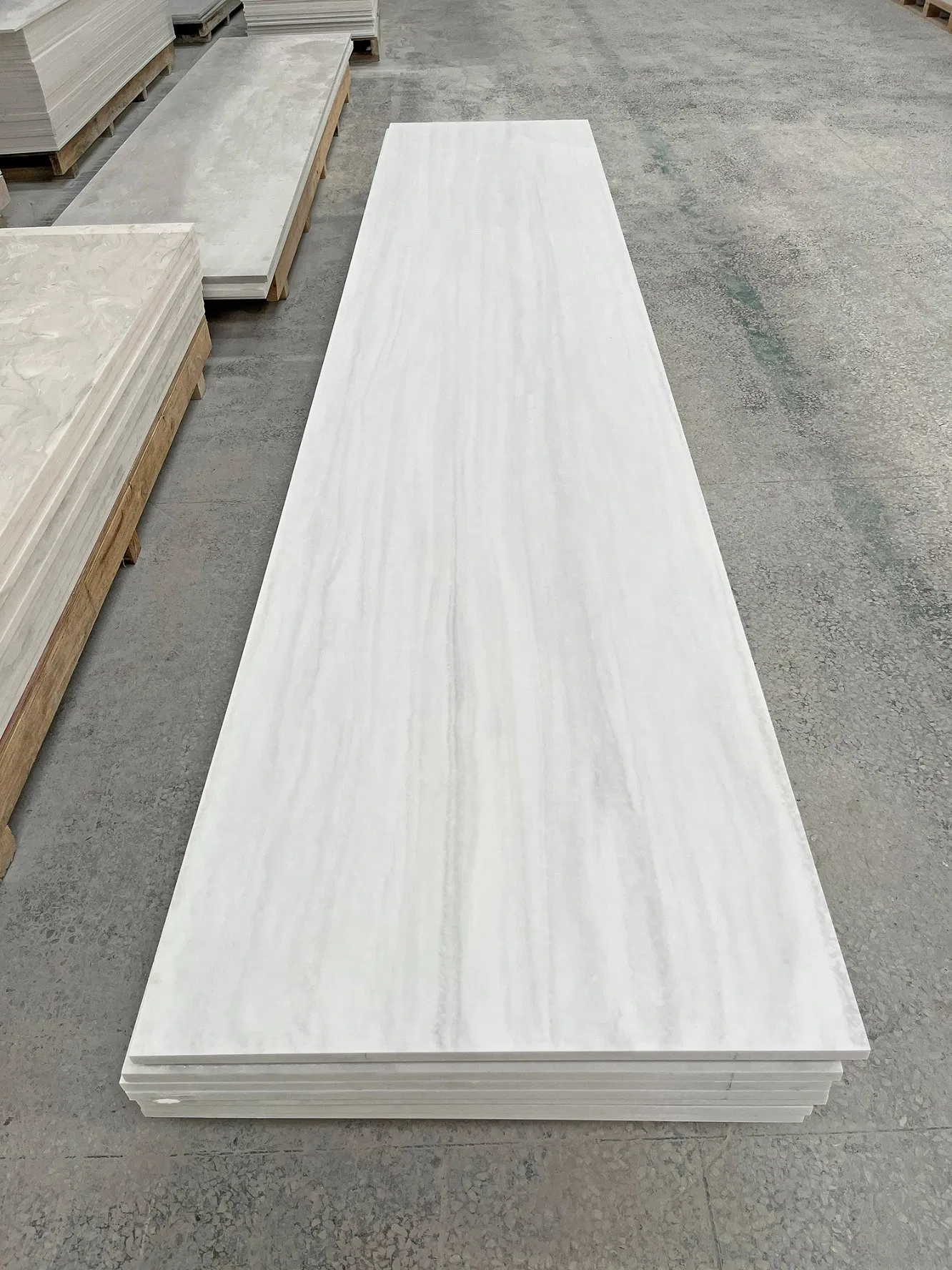 Premium Jazz White Solid Surface Slab for Elegant Benchtops