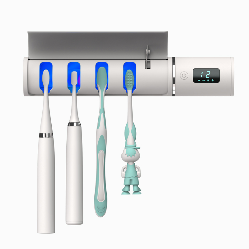 Custom OEM UV Toothbrush Sterilizer Multi Function Toothbrush Holder UV Toothbrush Holder