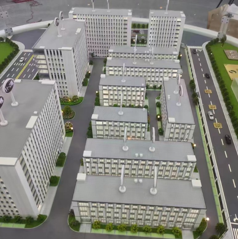 3D Modern Professional Customized Industrial Park Overall Planning Display Sand Table Model