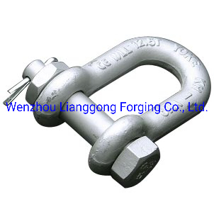High Strength Alloy Steel Forged High Strength Screw Pin Bow Shackle