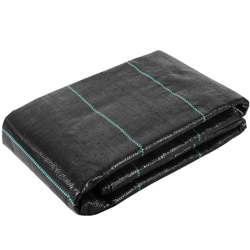 PP Woven Membrane PE Ground Cover Weedmat Anti Grass Weed Control Cloth Bloker Mulch Film Landscape Fabric Barrier Mat