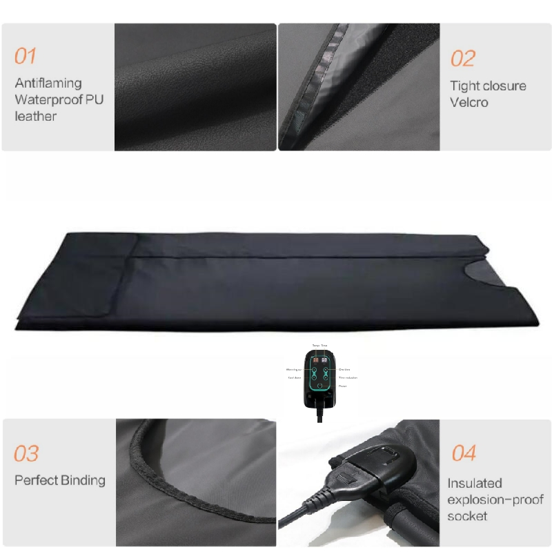 Far Infrared Sauna Blanket for Weight Loss and Detox Home SPA