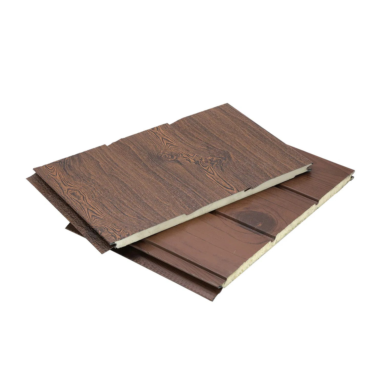 Factory Good Price 16mm 20mm 25mm Metal Sandwich Panel Insulated Polyurethane Foam Exterior Insulation House Decorative Metal Siding Waterproof Panels