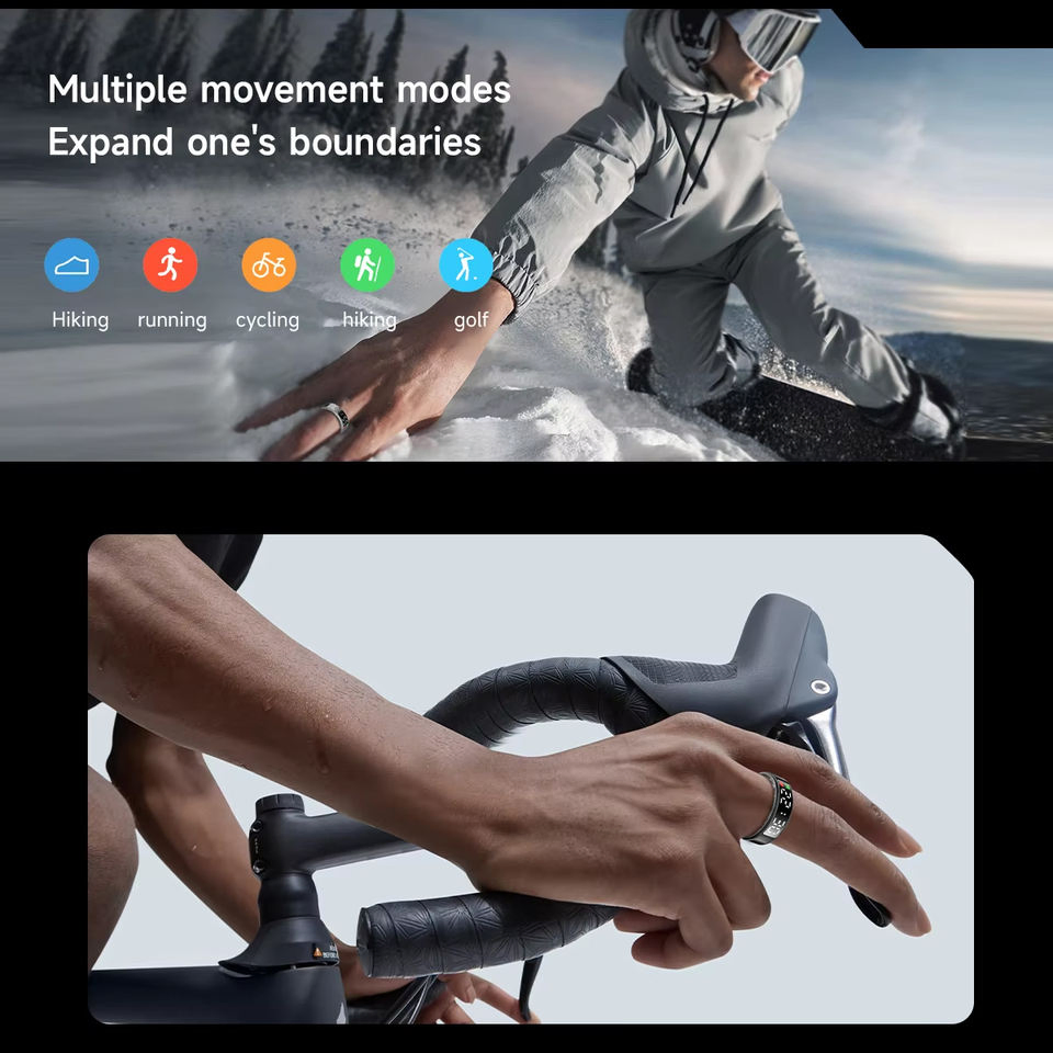 Умное кольцо Tasbih с фитнес-трекером и напоминанием о молитве