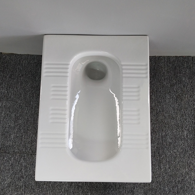 High Quality OEM Ceramic White Floor-Mounted Squatting Pan Wc Toilets