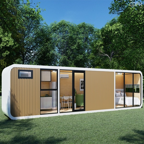 Movable Modern Study Apple Pod Cabin Hotel Small Solar Pod Waterproof Garden Office Prefab Cabin Houses