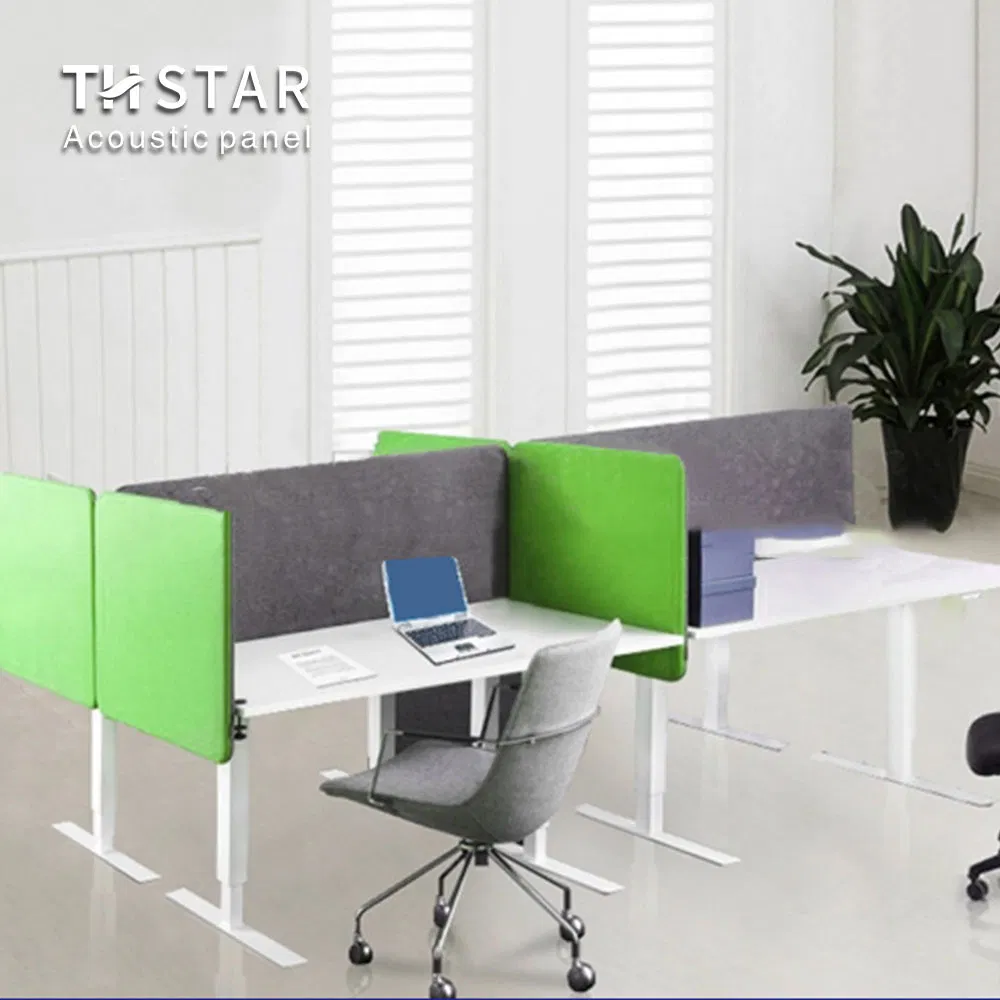 Fire Retardant Polyester Fiber Suction Office Desktop Partition