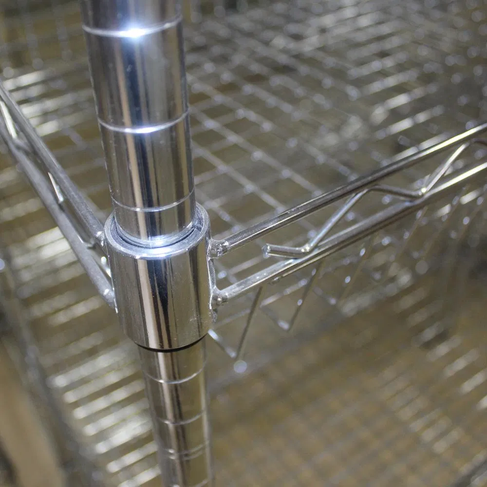 Customized Size and Compent Metal Wire Closet Shelving