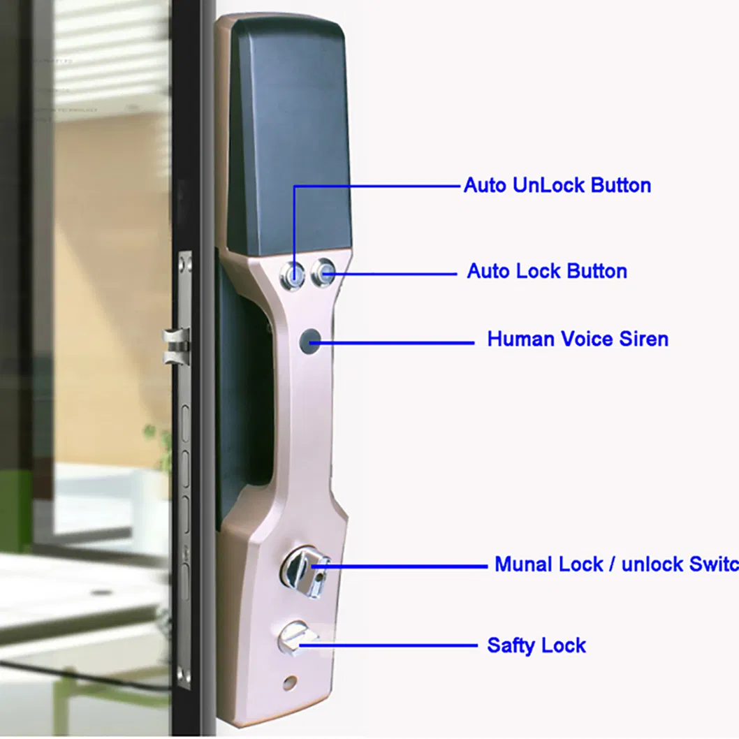 Electronic Smart Keypad Safe Code Fingerprint Door Lock