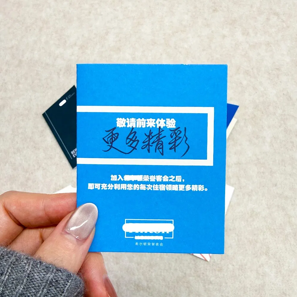 Custom Luxury Room Card Welcome Envelope Keycard Paper Wallet Sleeve Business Card Paper Key Card Holder Envelopes for Hotel