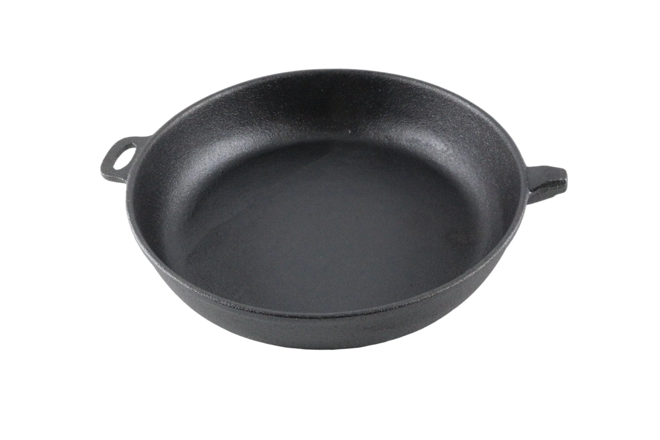 Чугунная сковорода круглая предварительно прокаленная