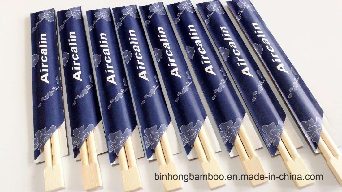 9" Twins Bamboo Chopsticks with Customsize Print Logo