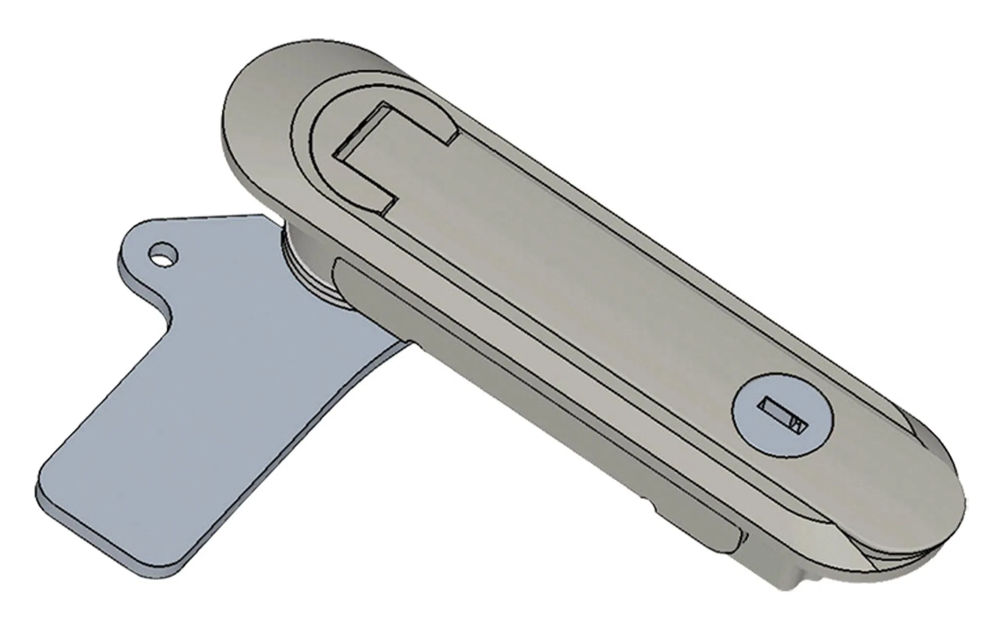 Zonzen Electronic Rittal Cabinet Box Push Button Plane Lock Ms739-2