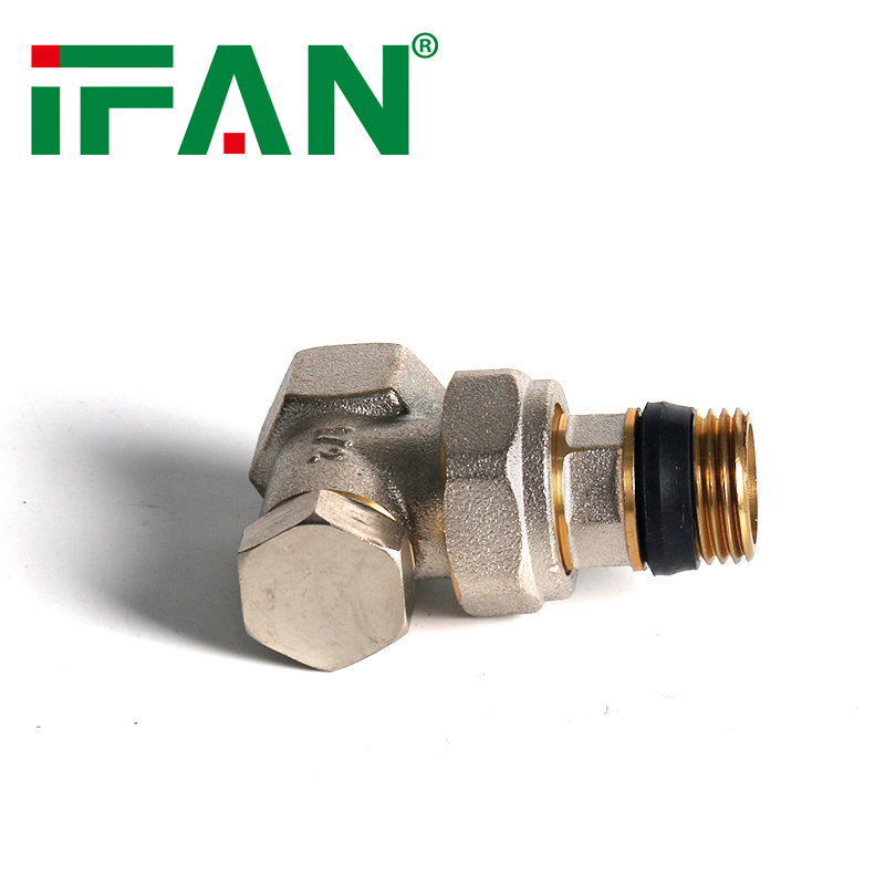 Ifan BS 7291 Brass Thermostatic Radiator Valve 16-20mm Back Water Brass Radiator Valve