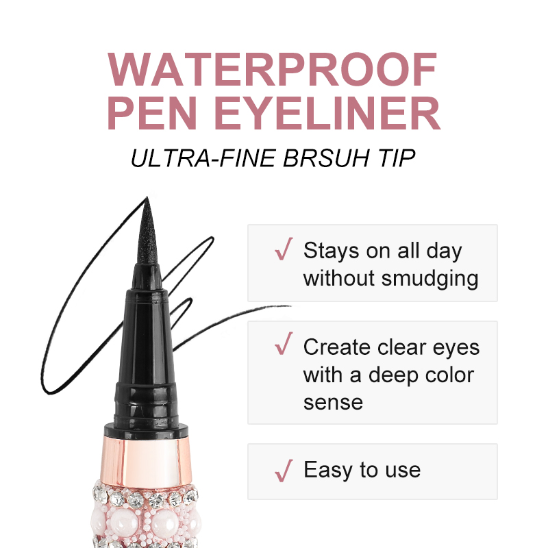 Beauty Supplier Hot Selling Waterproof Private Label Custom Liquid Eyeliner Free Sample