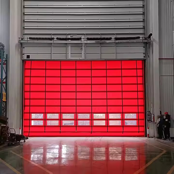 Hot Sells Customized PVC Industrial High Speed Stacking Door for Warehouse Doors Work Efficiently Fast Door