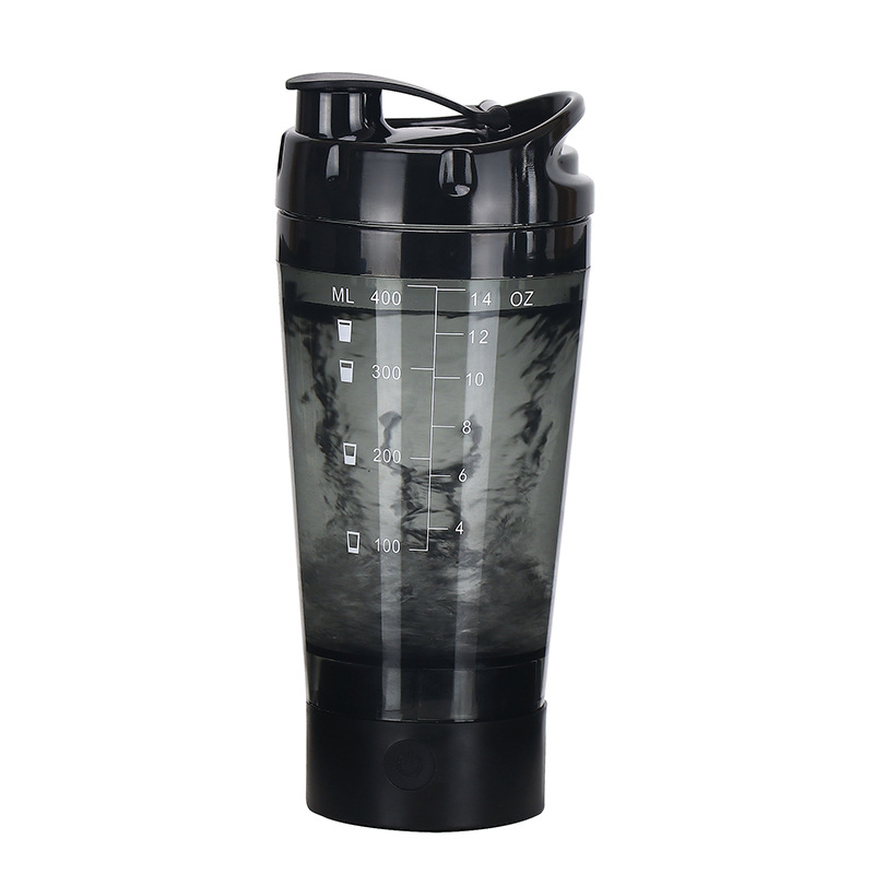 Wholesale 400ml USB Rechargeable Electric Coffee Mixing Cup BPA Free Tritan Stirring Protein Shaker Bottles