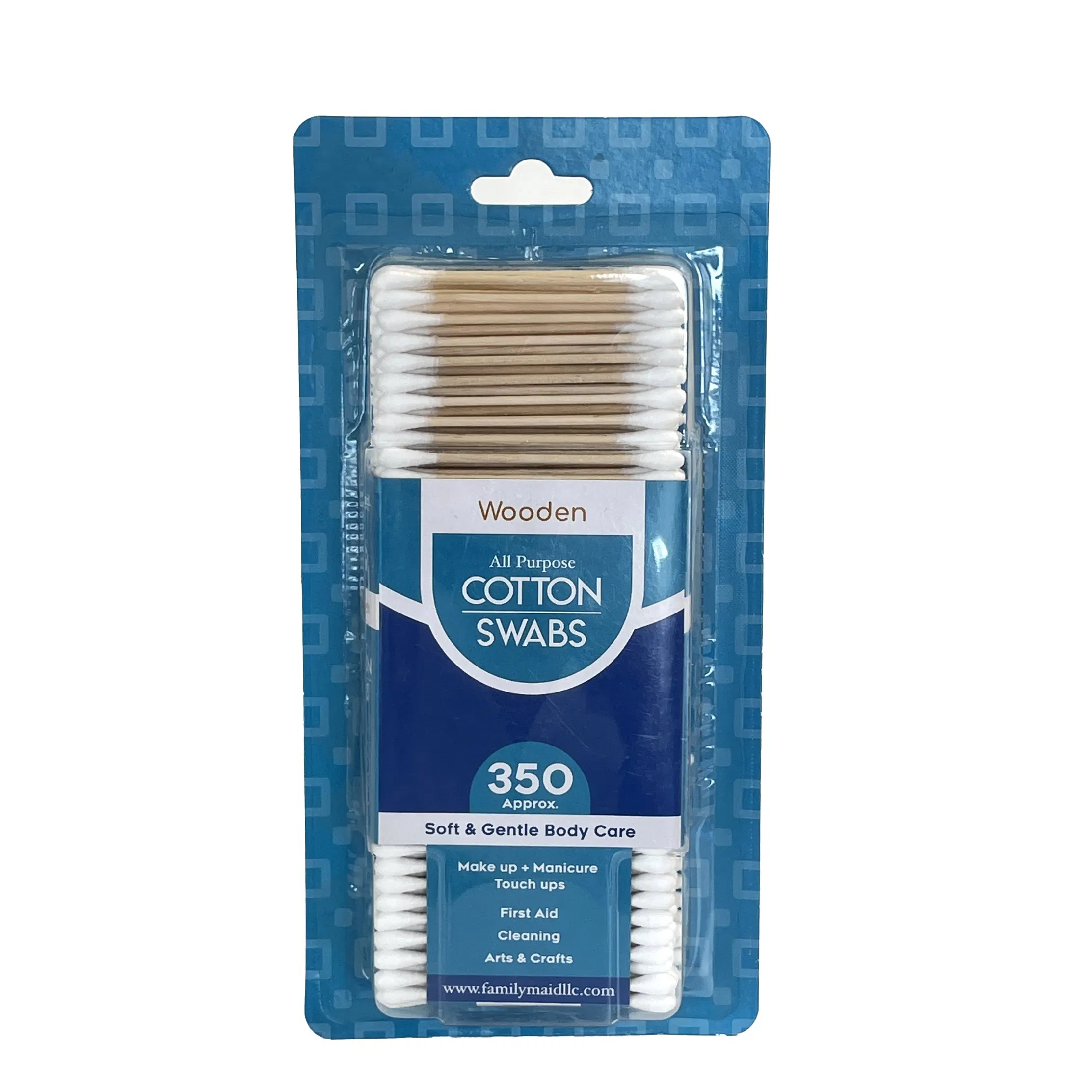 Cheap Disposable Cotton Buds Portable Ear Cleaning Sterile Wooden Stick Cotton Swabs