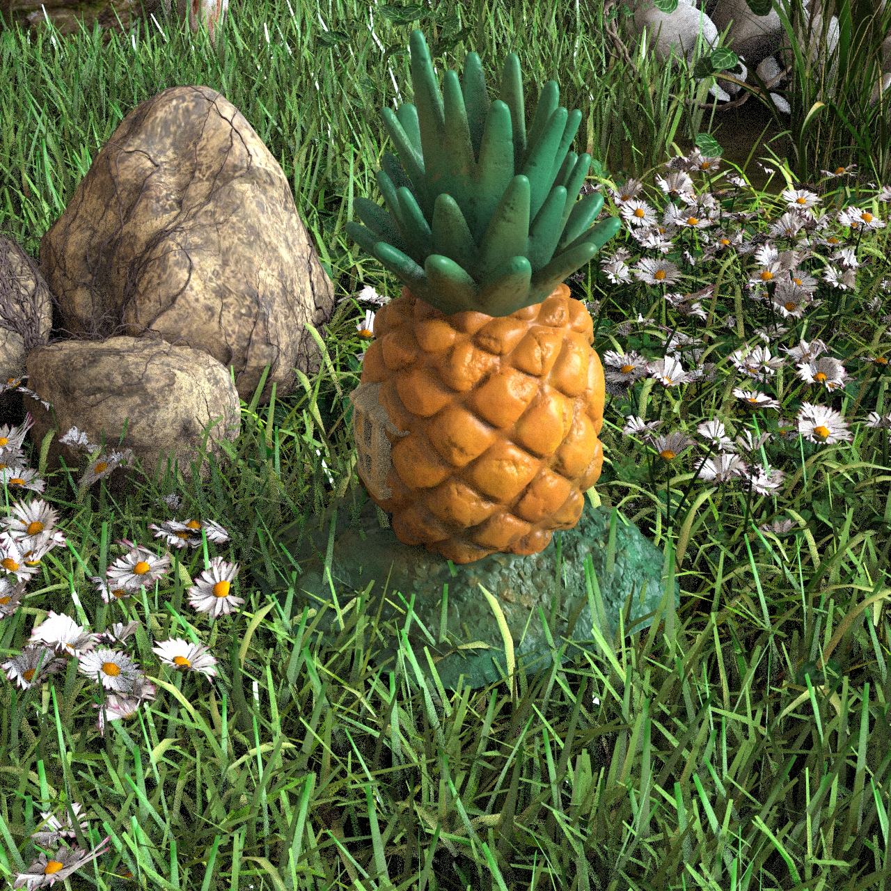 Домик садовый смола Ананас ландшафтный